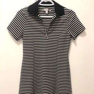 Abercrombie and Fitch black and white striped cute comfy casual sporty dress